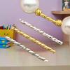 50pcs 18K Copper Plated True Golden Thick Silvery Platinum Batch Flower Connection Tube, DIY Bracelet Jewelry Making Accessories