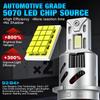 2Pcs 60000Lm D2S Led D4S Car Headlight Bulbs D2R D4R LED Car Light High power 200W 1:1 Plug&Play 30Core CSP Chips Copper Tube Turbo Lamp 6000K White