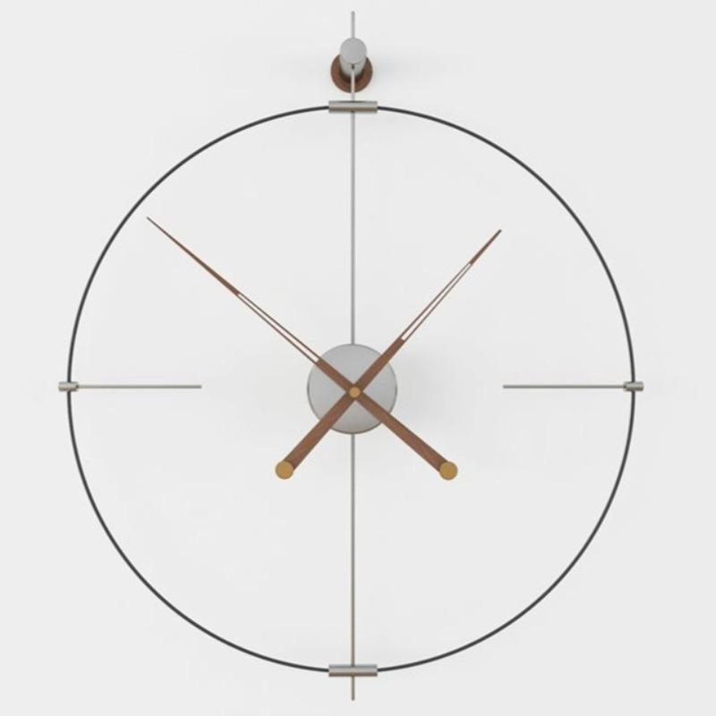 Nordic Wall Clock Modern Wall Watch Minimalist Luxury Aesthetic Large Clocks Silent Elegant Living Room Watches Home Decoration