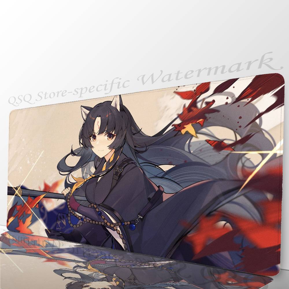 Saga Animated Game A-Arknights Mousepad Mouse Mat Desk Mat With Pad Gaming Accessories Prime Gaming XXL Keyboard Pad Padding M