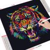 5D diamentowe malowanie zwierząt kot diamentowy haft wilk pełne wiertło Hobby i robótki mozaika tygrys ścieg krzyżykowy Wall Art