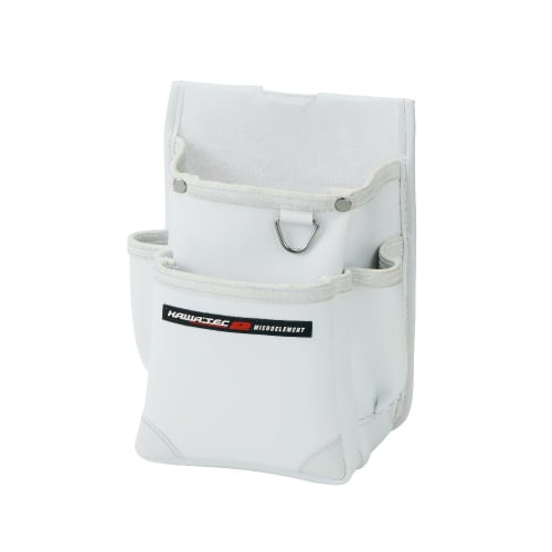 Prostar Electrician's Small Two-Tier Waist Pouch, White, KE-821W