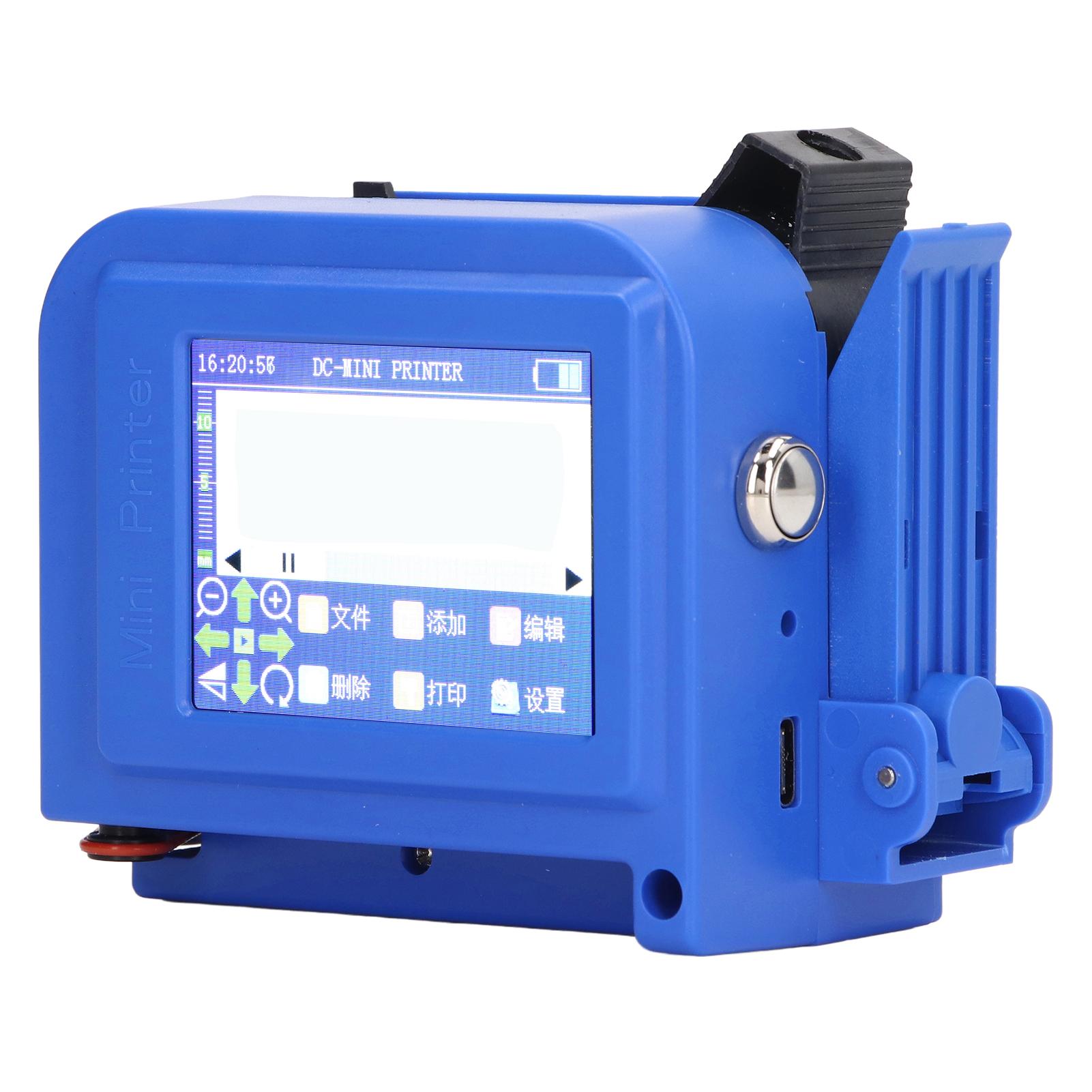 

Ручной струйный принтер Портативный многоязычный HD LED сенсорный экран Струйный принтер для QR-кода 100-240 В вилка ЕС