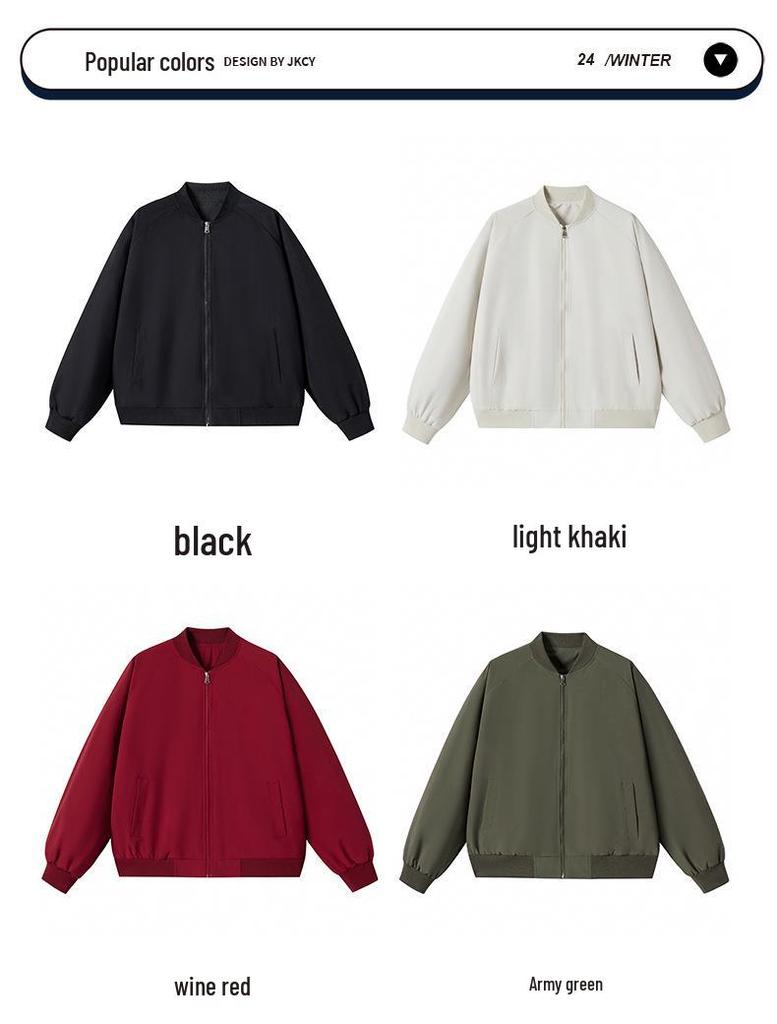 New Arrival Unisex Flight Jacket - Versatile, Trendy Multi-color Outerwear for Spring and Autumn