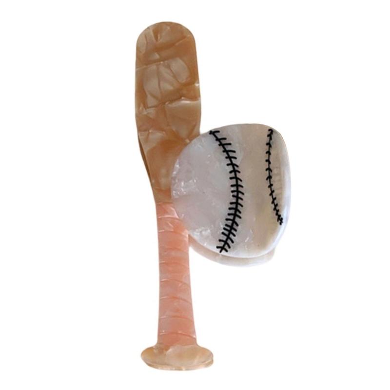 

Sport Theme Hair Claw Tennis Baseball Hair Clip Strong Hold Hair Claw For Casual and Formal Outfit Comfortable Wear