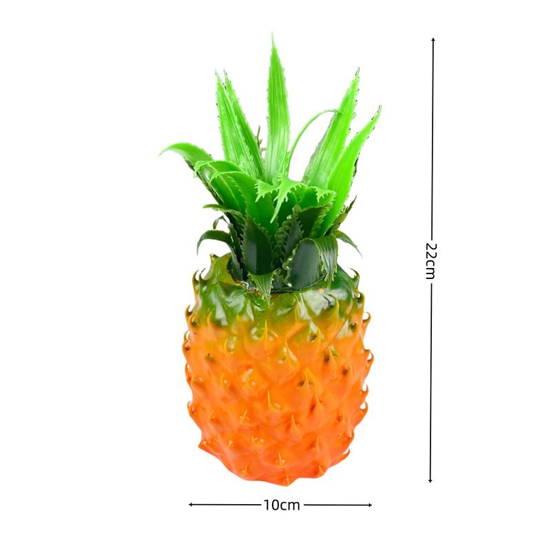 Artificial Simulation Pineapple Model Fake Fruit Decorative Prop for Home, Store Display Photography Decor