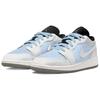Jordan Air Jordan 1 Light Blue Phantom Abrasion Resistant Low top Vintage Basketball Shoes Unisex Sky Blue 553558-092(Team1119-)