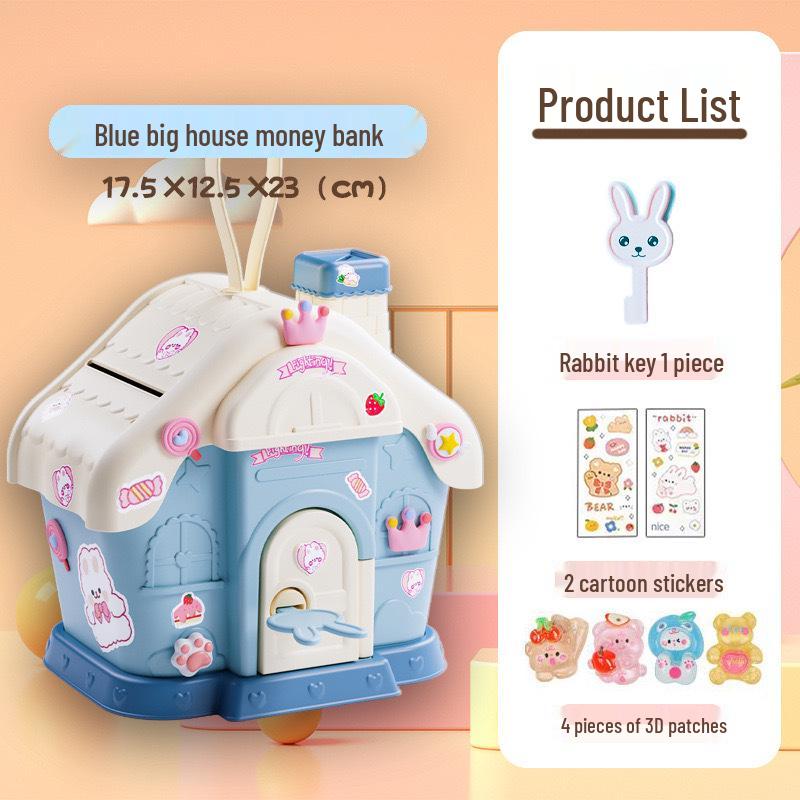 Mushroom House Money Box: DIY Savings for Kids, Boys & Girls Gift