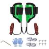 Tree Climbing Tool Set Steel Tree Climbing Spikes Adjustable Climbing Harness with Reinforced Leg Straps Arborist Equipment for Logging Fruit