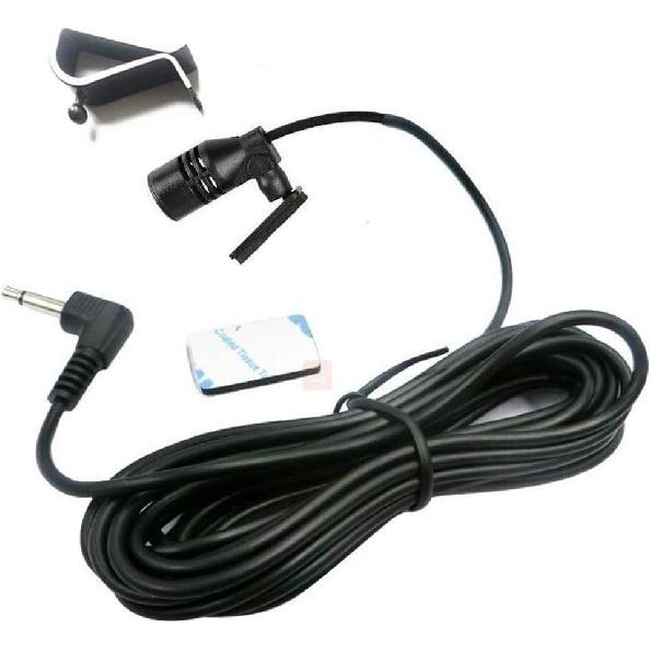 Car Microphone 3.5mm Stereo External Mic Car Radio Microphone Compatible with Kenwood Boss Corehan Power JVC Sony Jensen Alpine Vehicle Head Unit Car