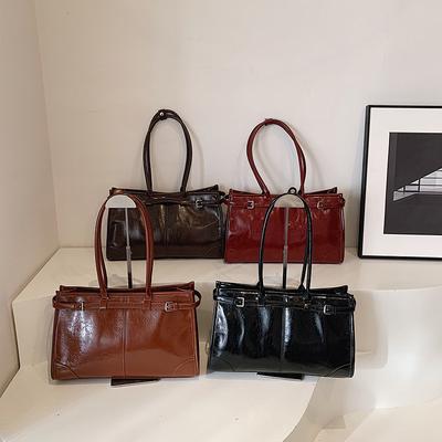 Retro Commuter Texture Fashionable Large-capacity Bag Women's Autumn and Winter New Shoulder Bag Portable Tote Bag