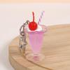 Kreativer Dessert & Getränke Schlüsselanhänger: Eiscreme & Getränkebecher Anhänger