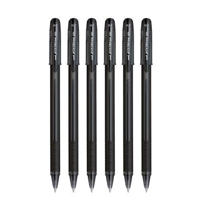Uni-Ball Jetstream SX-101 0.7mm Black Ink Roller Ball Pen Pack of 6 for Office, School & Home Use