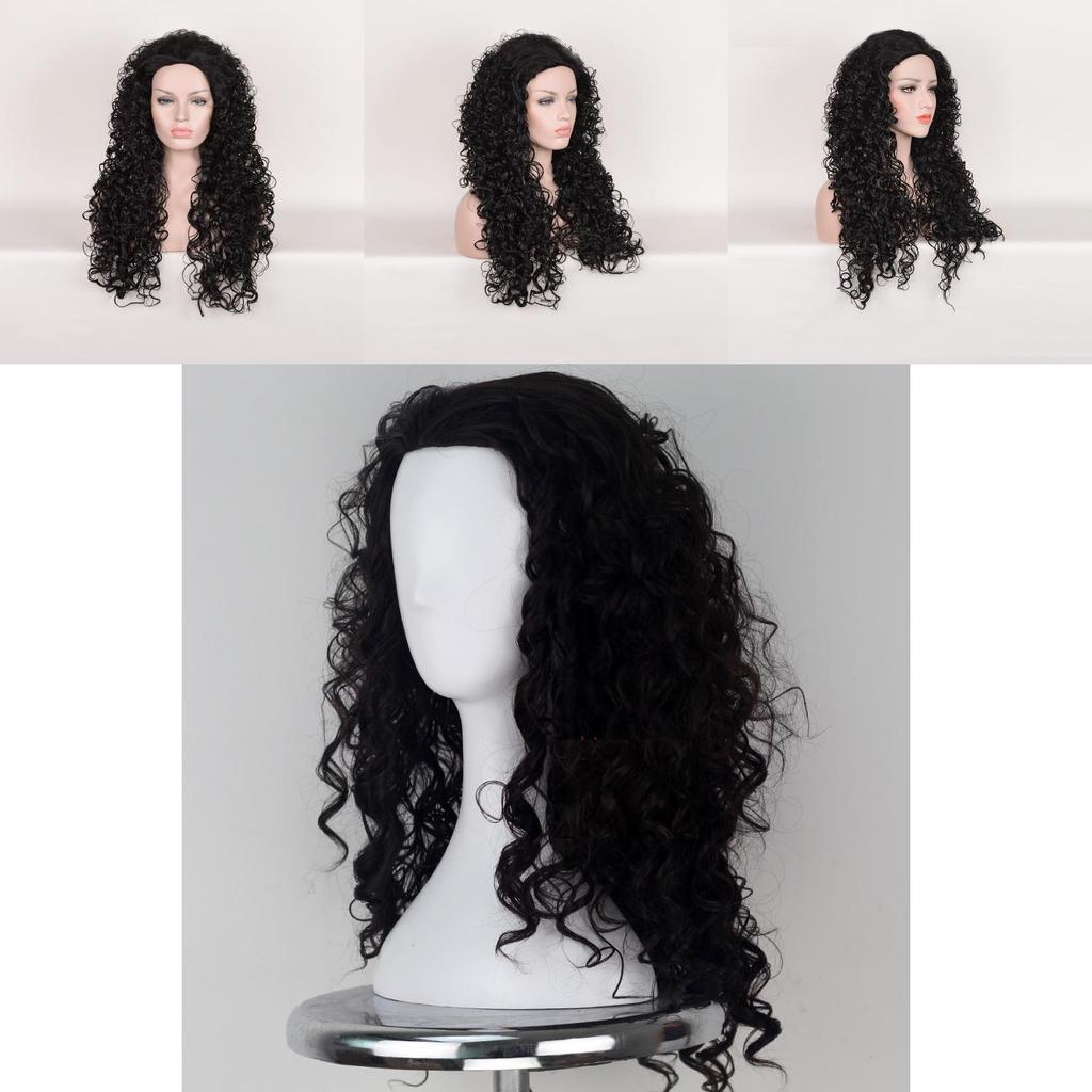 Atemberaubende Moana Maui Cosplay-Perücke mit luxuriösem schwarzem Afro-Kinky-Lockenhaar