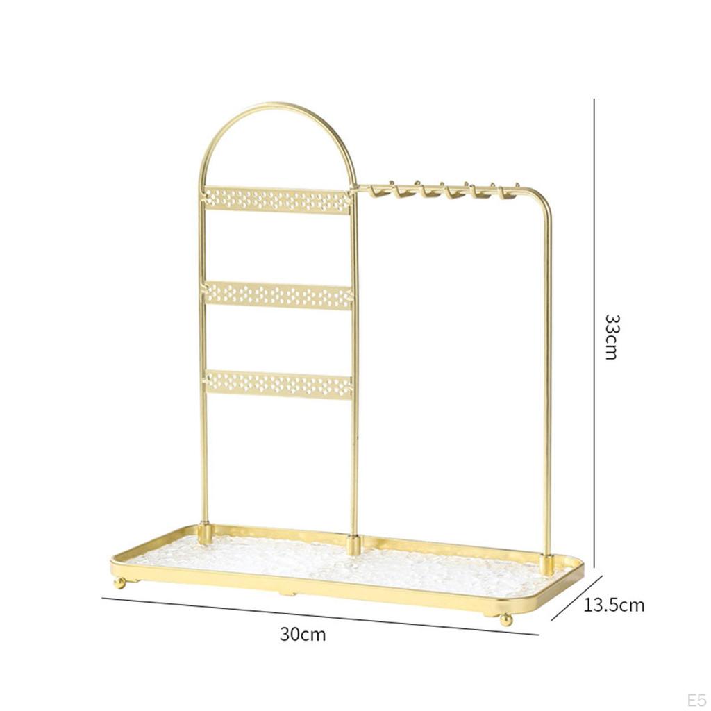 Schmuckhalter, Organizer, Ständer für Damen und Mädchen, Ringe, Ohrringe, Armbänder, Halsketten, Schminktisch