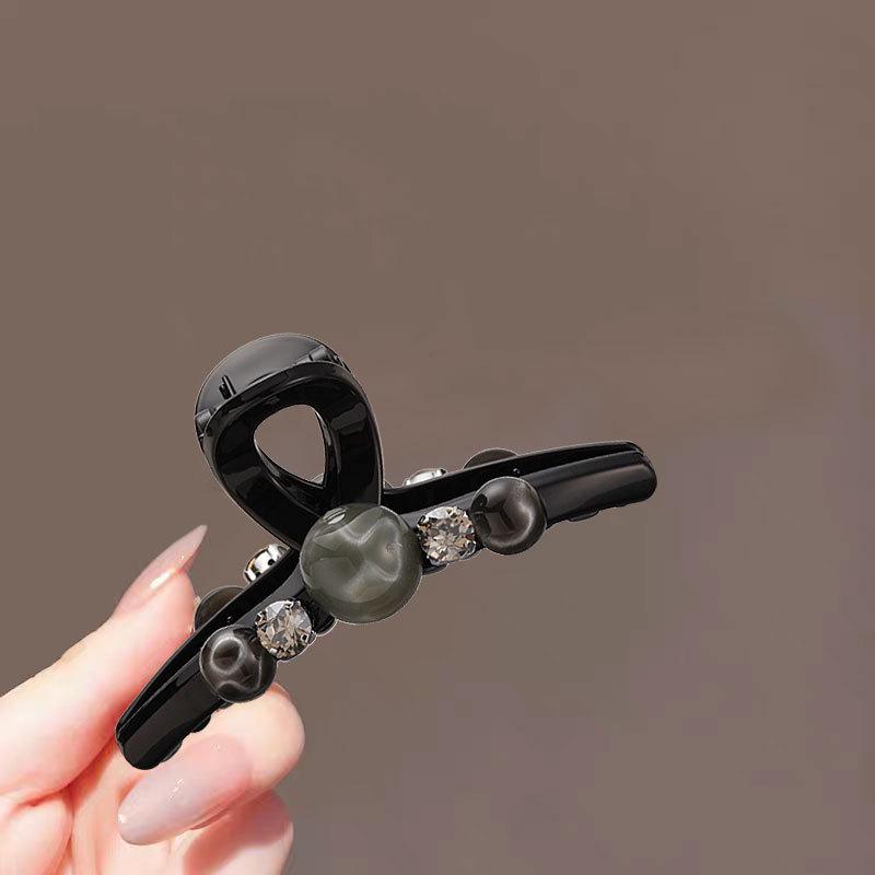 

Medium Claw Clip for Women - High-End Hair Volume, Fresh Sweet Fragrance Style, Perfect for Half Updos. чёрный