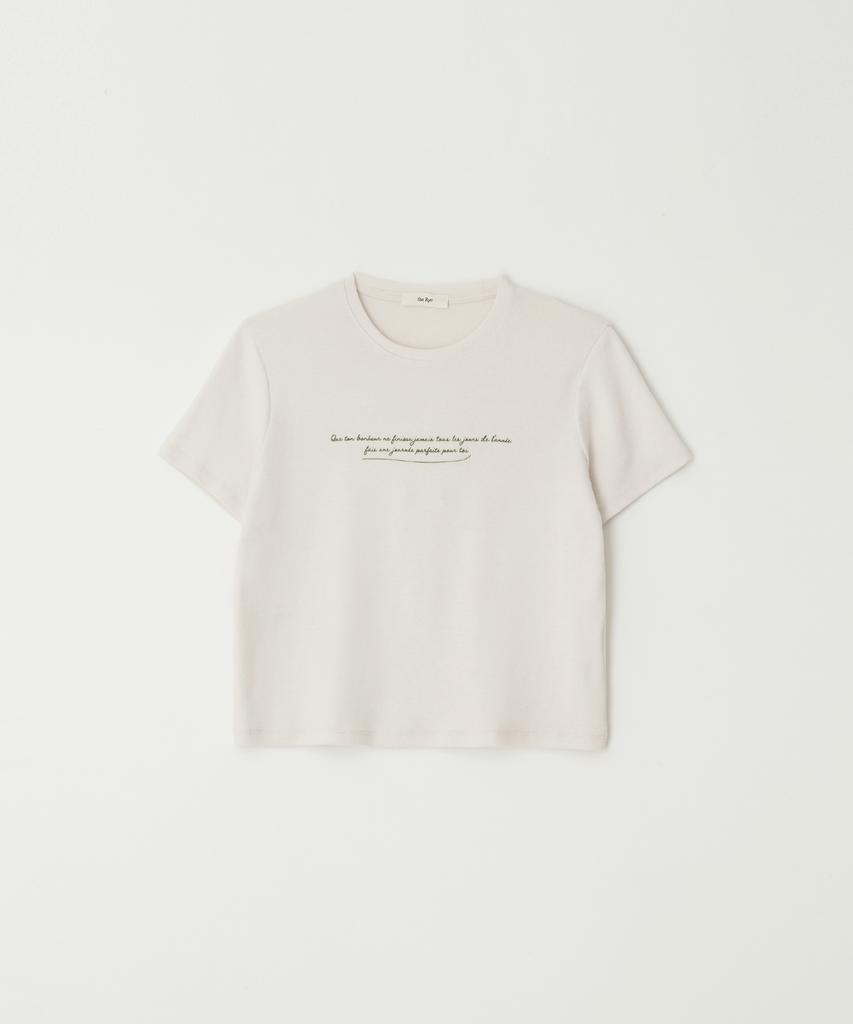 THERYE Holiday Soft T-Shirts (Ivory)