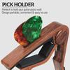 Stable Rubber Padded Guitar Capo Aluminum Zinc Zinc Alloy Guitar Pick Holder  Bass Guitar