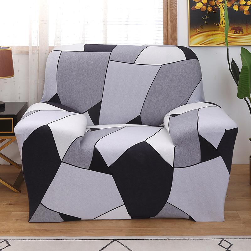 Armchair Cover Elastic Sofa Cover Cotton Stretch Sofa Covers for Living Room Copridivano Slipcover for Single Sofa Couch Cover