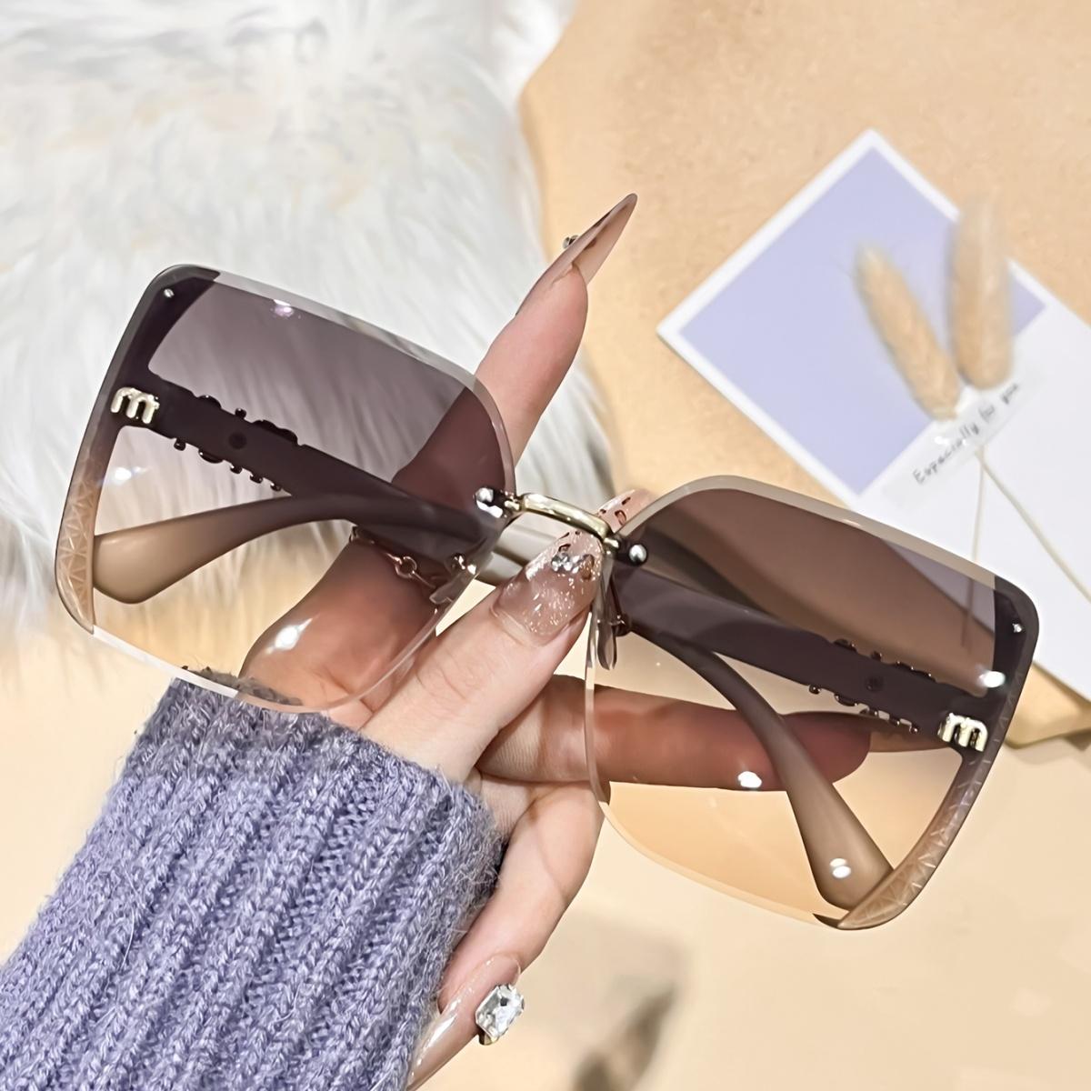 

1pc European and American retro style women s fashionable sunglasses trend versatile summer sun shading and UV protection lightw