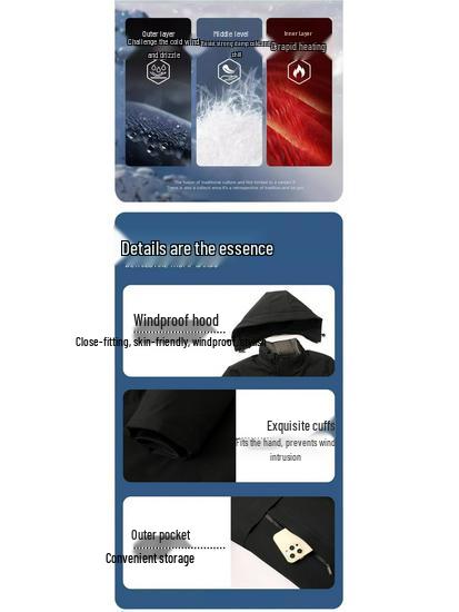 Men's Winter 2025 Clearance: Mid-Length Thickened Down Jacket for Cold Protection - Dad's New Style