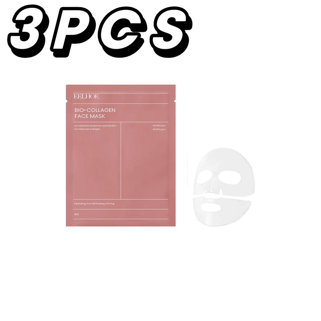 10pcs Collagen Face Mask Moisturizing Oil-Control Brightening Skincare Hydrating Shrink Pores Sheet Mask Beauty Skin Care