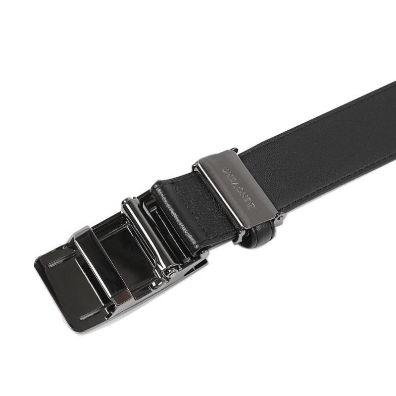 Benovero 2026 SS Derby emboSSed Cowhide Men S Auto Belt Black Bmg1acb1236k1