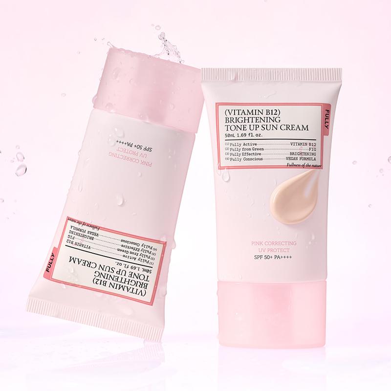 FULLY Vitamin B12 Brightening Tone Up Sun Cream SPF 50+ PA++++ 50ml