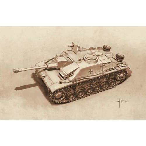 Italeri 1/72 WWII German Sturmgesch?tz III (Set of 2) Plastic Model Kit IT7522