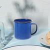 Enamel Coffee Cup Milk Tea Mug Vintage Water Mug With Handle for Tabletop Dorm Home Kitchen Drinkware Housewarming Gifts