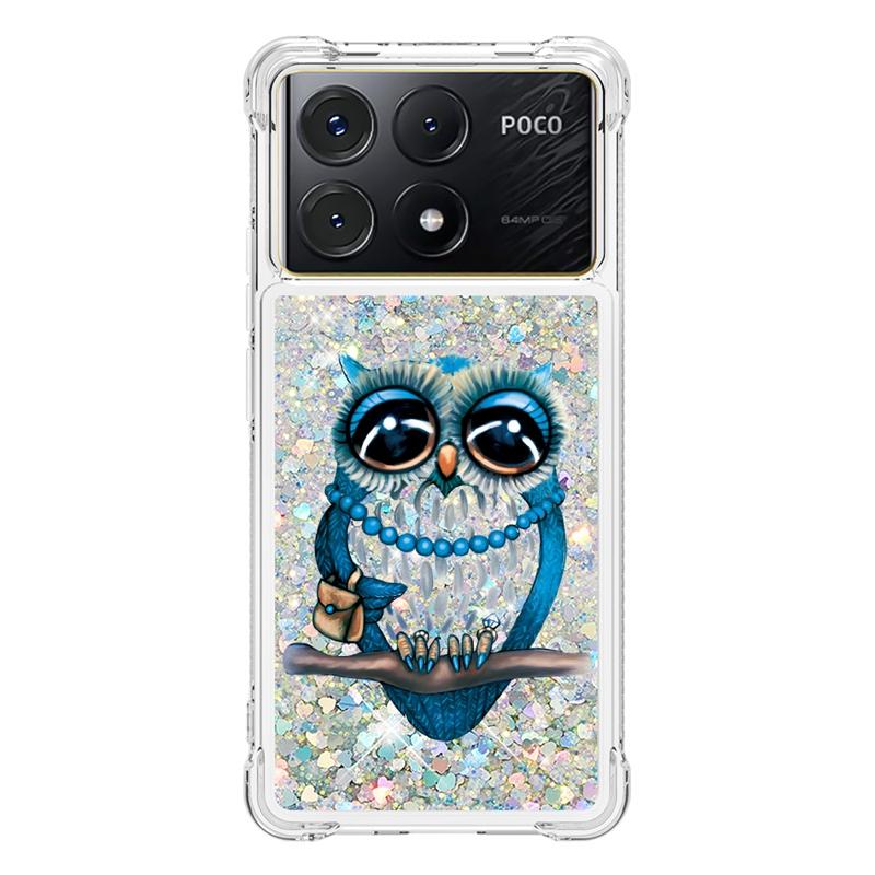 

Чехол X6 Pro для Fundas Xiaomi Poco X6 Pro Чехол Glitter Dynamic Liquid Чехол для Xiomi Xiaomi PocoX6 X 6 Pro Чехлы для телефонов Etui for Poco X6