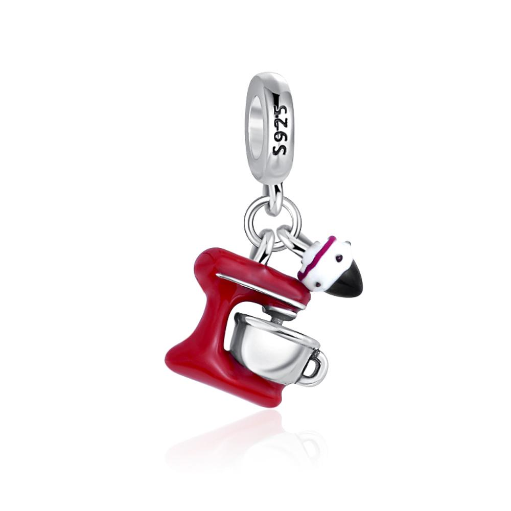 New Copper Red Wine Cup Coffee Cup Beverage Can Exquisite Charm Pendant Diy Beads Fit For Original Bracelets Women'S Jewelry