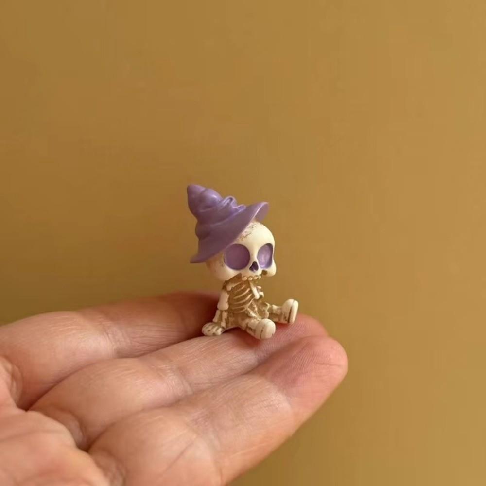 8 Pcs/Set Halloween Figurines Halloween Figurines Miniature Resin Craft Halloween Party