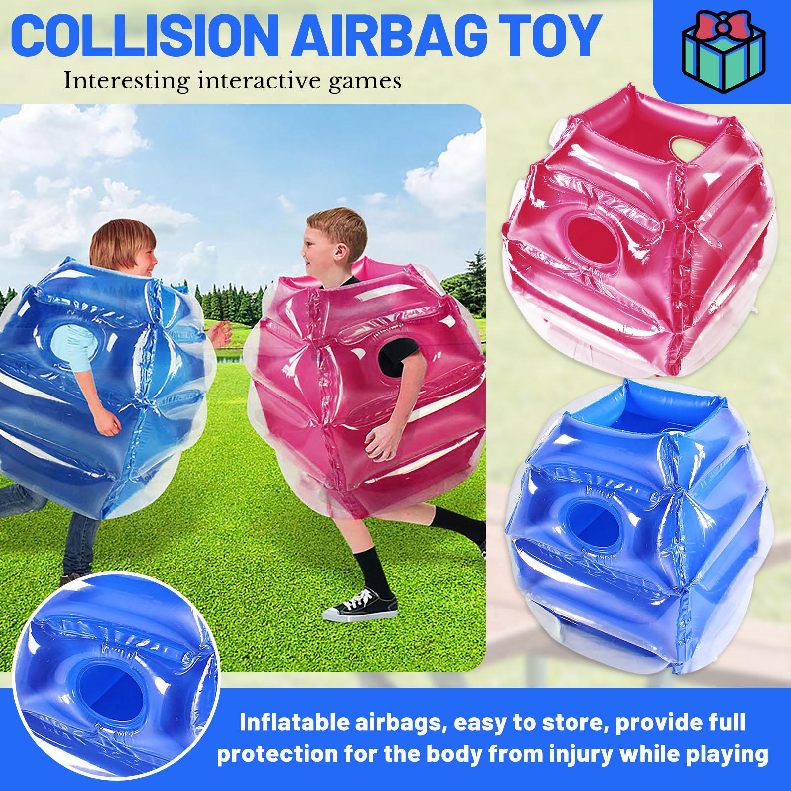 

Inflatable PVC Bumper Ball Outdoor Fun Collision Ball Blow Up Body Bubble Ball Sports Game Prop One Size