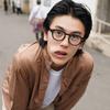 Neo Retro 83100 Horn-Rimmed Glasses Gold Black