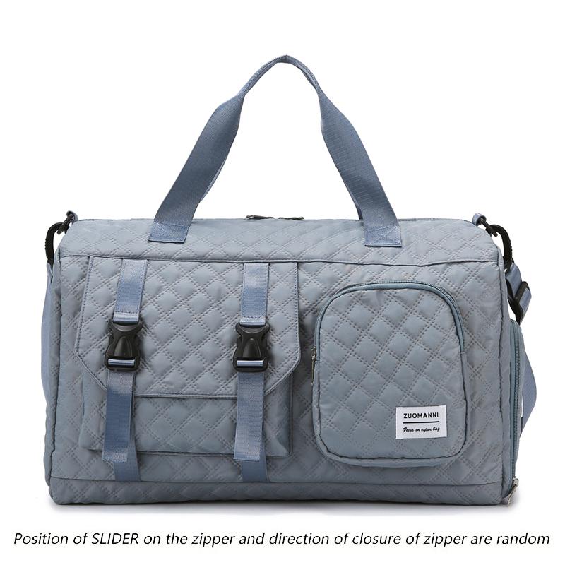 Travel Bag  Durable Nylon Travel Duffle Bag Portable Sports Gym Bag for Overnight Trips Shoulder Duffel Training Bag