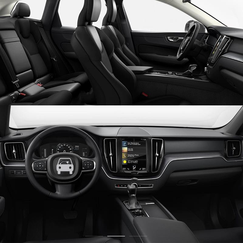 Auto-Styling für Volvo XC60 Auto-Innenraum-Dekorationsaufkleber Autozubehör Karosserie-Zierleiste Zubehör ABS/Edelstahl