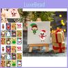 Colorful Xh059 Christmas Santa Snowman Diy Puzzle Stickers For Kids Fun Crafting
