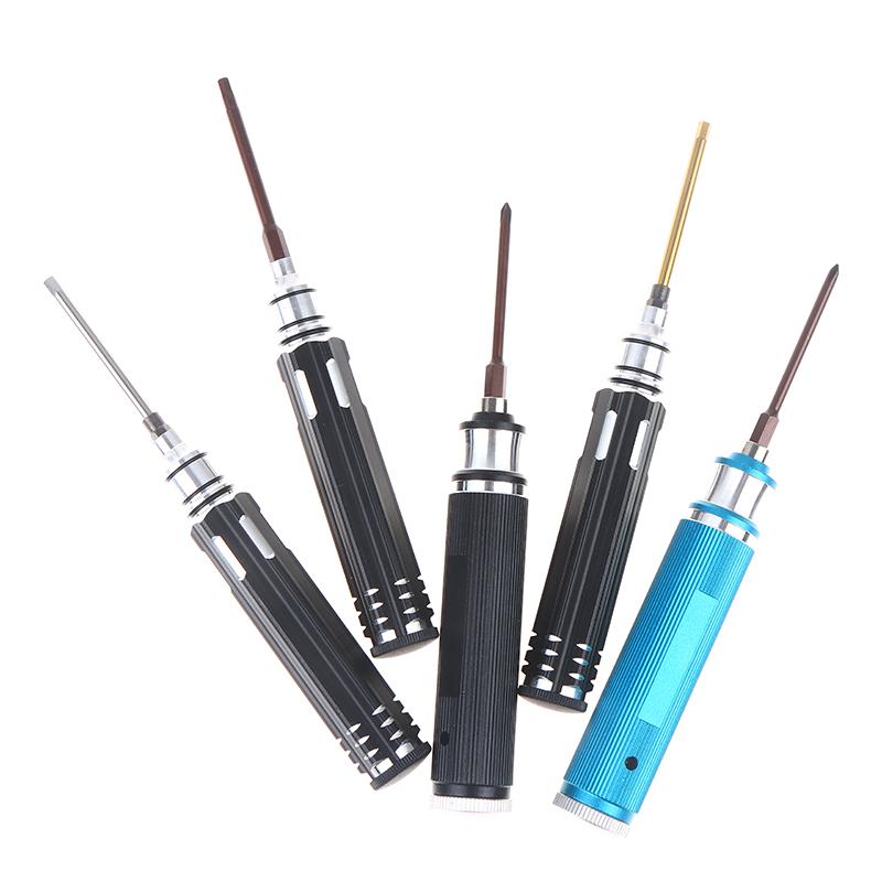 4-In-1 Hex Screwdriver Set Metal Tool Kit 1/1.5/2.0/2.5/3.0Mm For Rc Helicopter Car Airplane Drone Aircraft Models Repairing