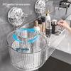 Punch-Free Suction Cup Bathroom Cosmetics Organizer