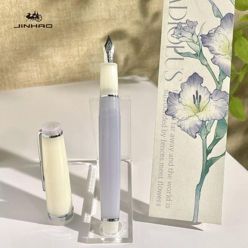 2026 Limited Flower Series !!! JINHAO 82 Fountain Pen EF/F/M Macaron Color Calligraphy Pen School Office Supplies Stationery
