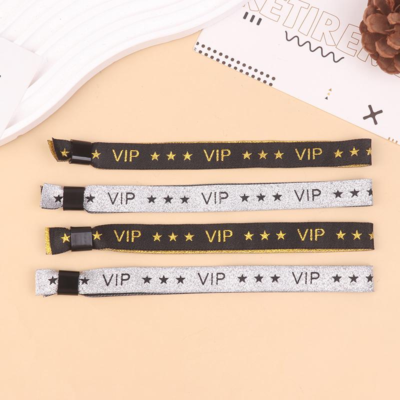 5Pcs Vip Cloth Event Wristband Vip Fabric Wristbands Solid Color Cloth Wristband Event Club Lightweight Concert Wrist Strap