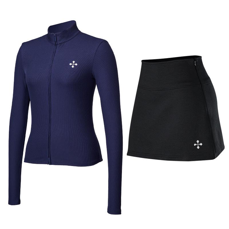 Summer Ice-Sensation Sun Protection Jacket & Slimming Nude-Feel Skirt Set for Women