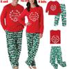 2025 European Christmas Parent-Child Pajama Set, Long Sleeve Homewear