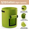 5/10Gallon Filtväxtpåsar Non-woven Tyg Trädgård Potatispott Växthus Grönsaksväxtpåsar Fuktgivande Vertikala Verktyg