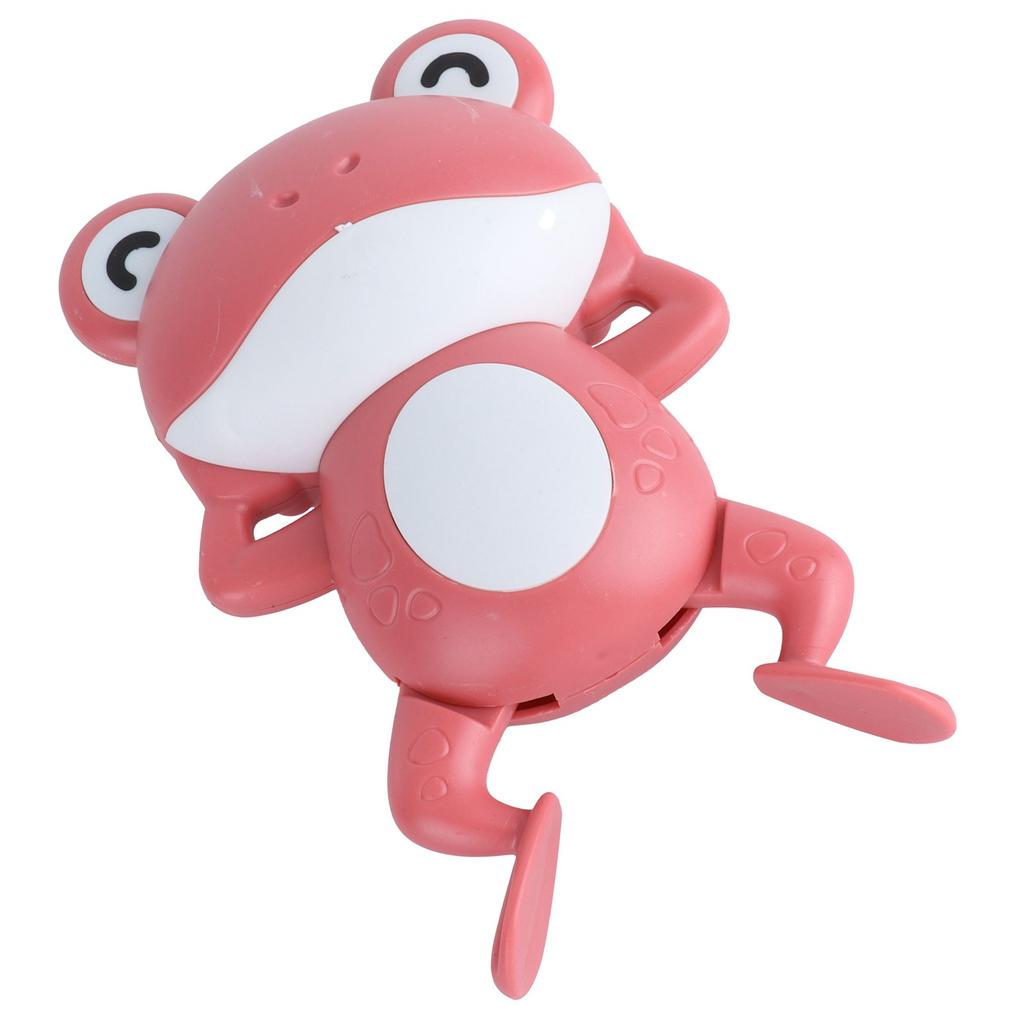 Baby Badespielzeug Aufziehbares Schwimmen Niedliche Frösche Schwimmendes Aufziehbares Badewannenspielzeug für Kinder(Rosa )