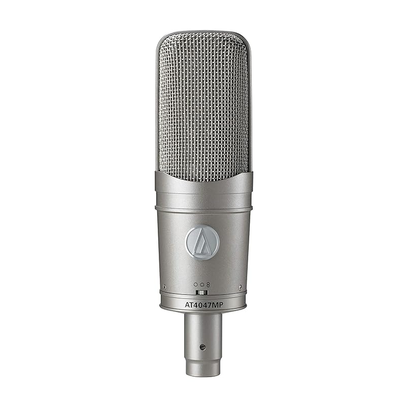 

audio technica condenser microphone AT4047MP / 1 inch large diameter dual diaphragm DC bias/unidirectional bidirectional omnidirectional switchable