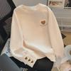 Women's 2026 Autumn/Winter Loose Fit Plus Velvet Warm Sweatshirt