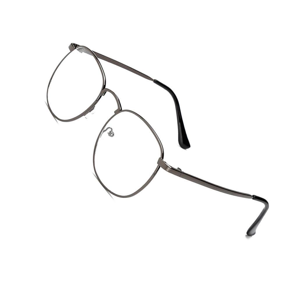 Fashion Men Women Eyeglass Frame Vintage Spectacles Clear Metal