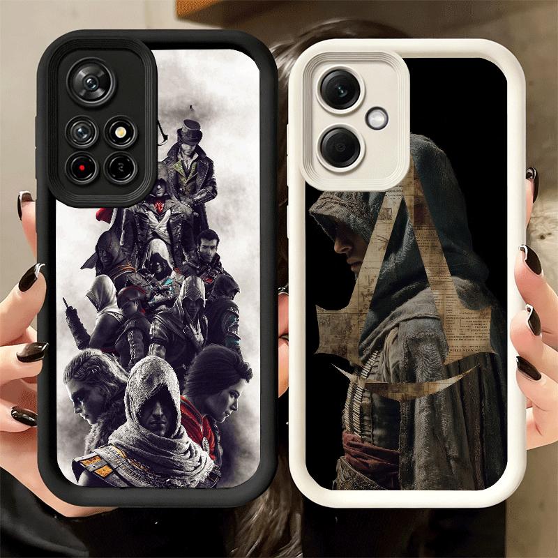 Phone Case for Xiaomi Redmi Note 15 14 13 Pro Plus A-Assassins Game Creed Shell 12S 11 11S 11T 5G 14S Soft Silicone Funda